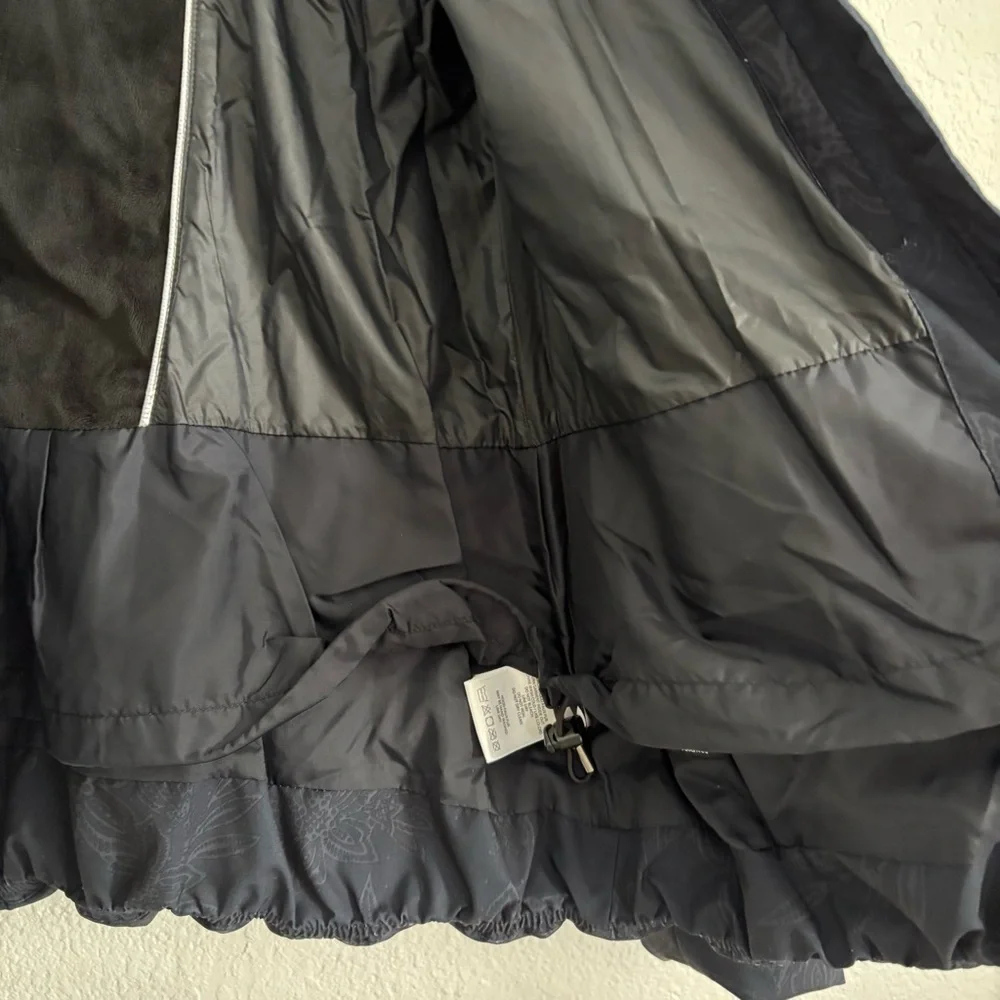 Obermeyer Women's Size 8 Black Printed Bombshell Jacket